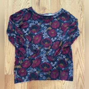 Medium LOFT Floral Sweater-shirt